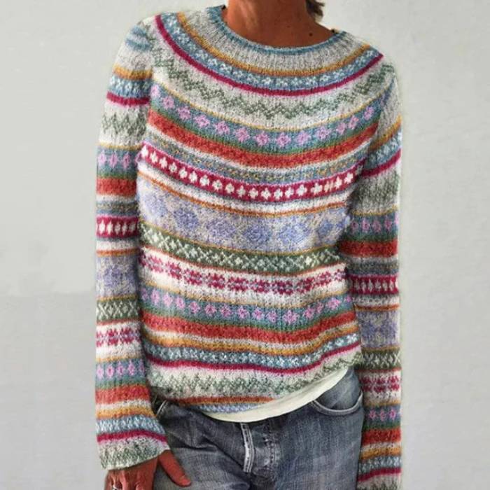 Lily™ - Stylish Retro Jumper