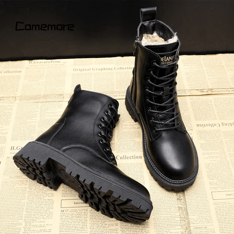 Julia™ | Elegant Black Leather Boots