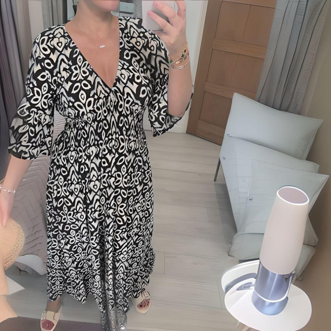 Victoria™ - Boho Printed Maxi Dress