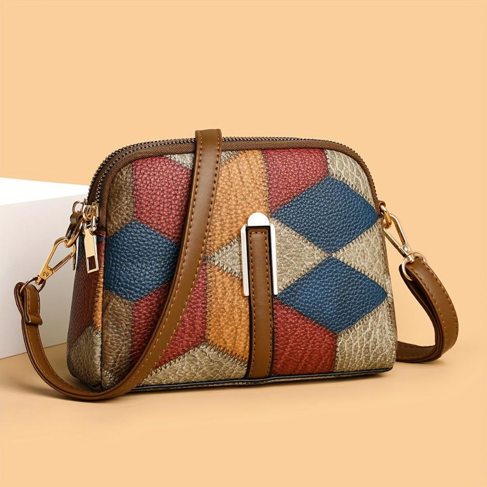 Luna | Mini Crossbody Bag in Patchwork