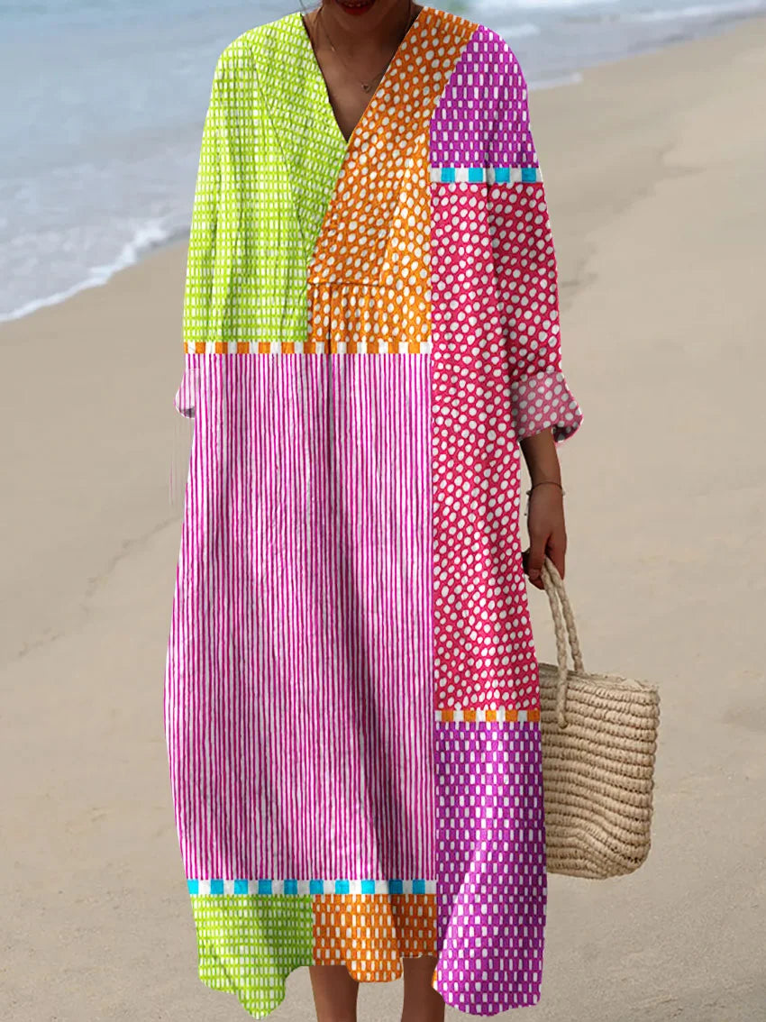 May™ - Vibrant and Cozy Women's Dress