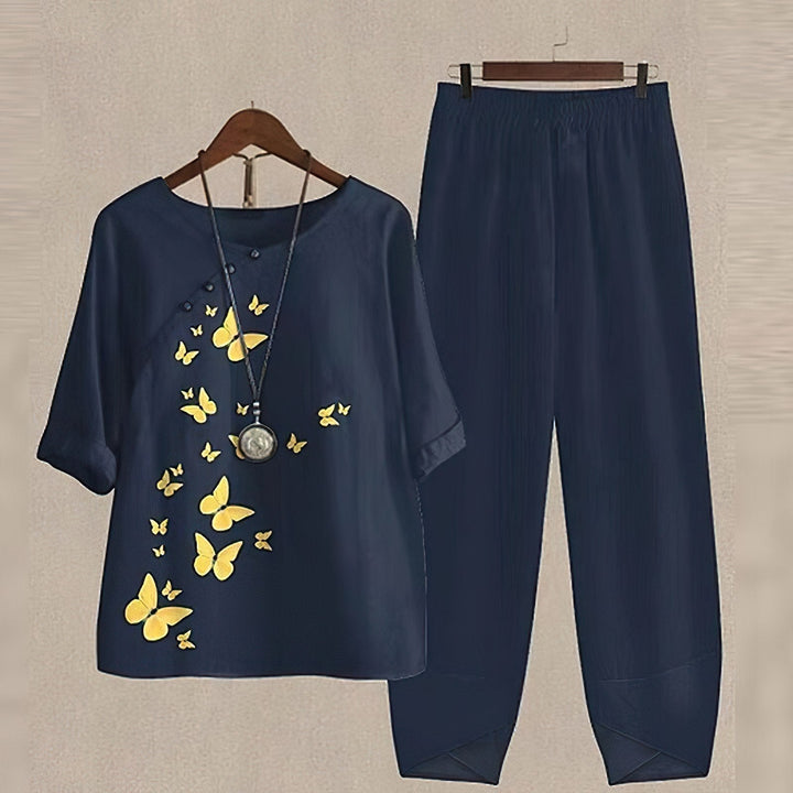 Mia™ - Elegant and Comfortable Shirt and Pants Set