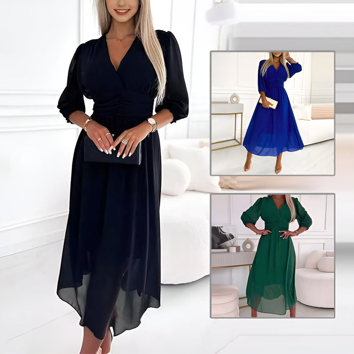 Michaela™ - Elegant Chiffon Wrap Dress