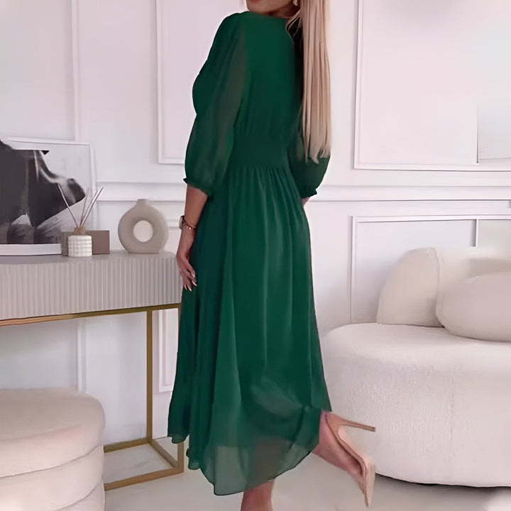 Michaela™ - Elegant Chiffon Wrap Dress