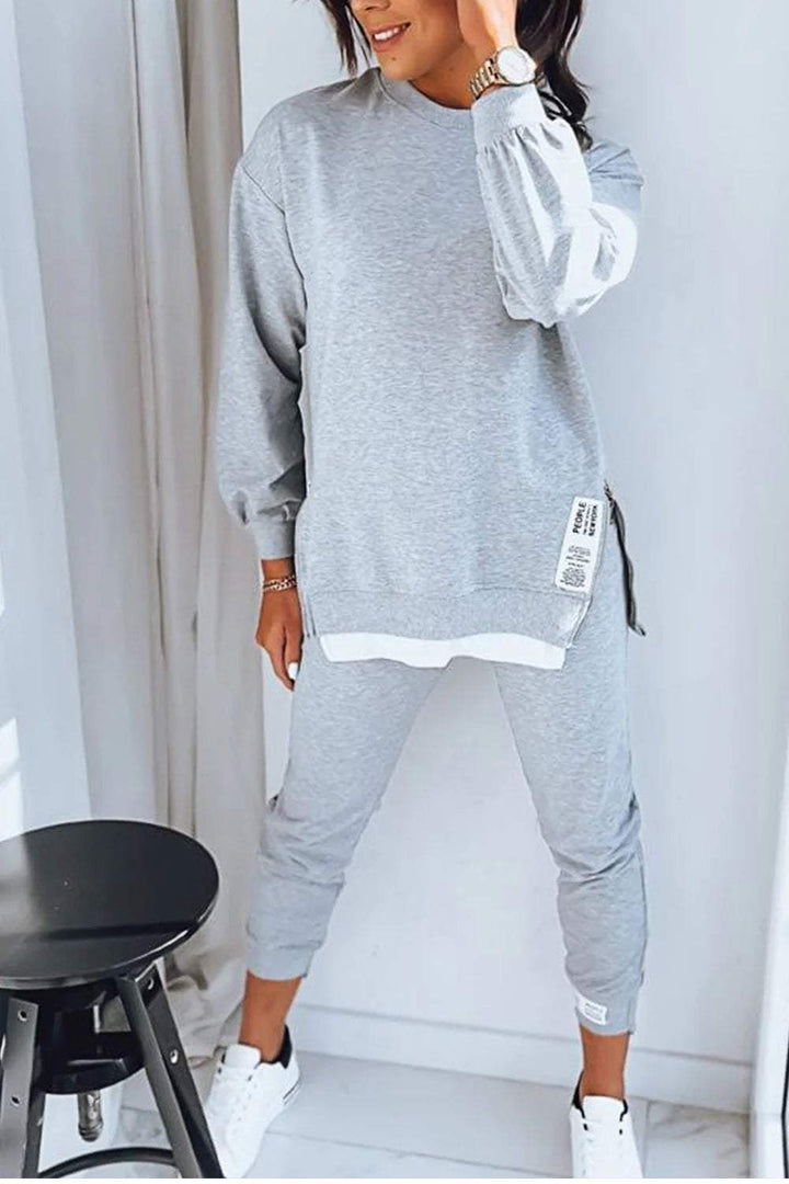 Laura™ – Cozy Sweatshirt & Trouser Set