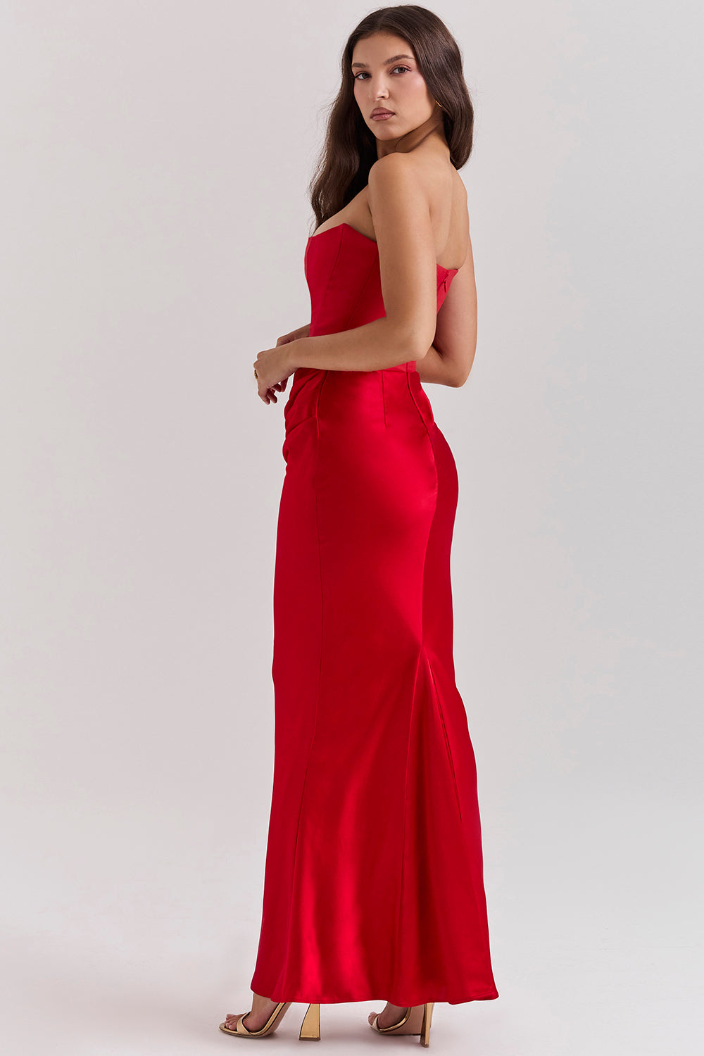 Julia™ - Satin Hourglass Silhouette Dress