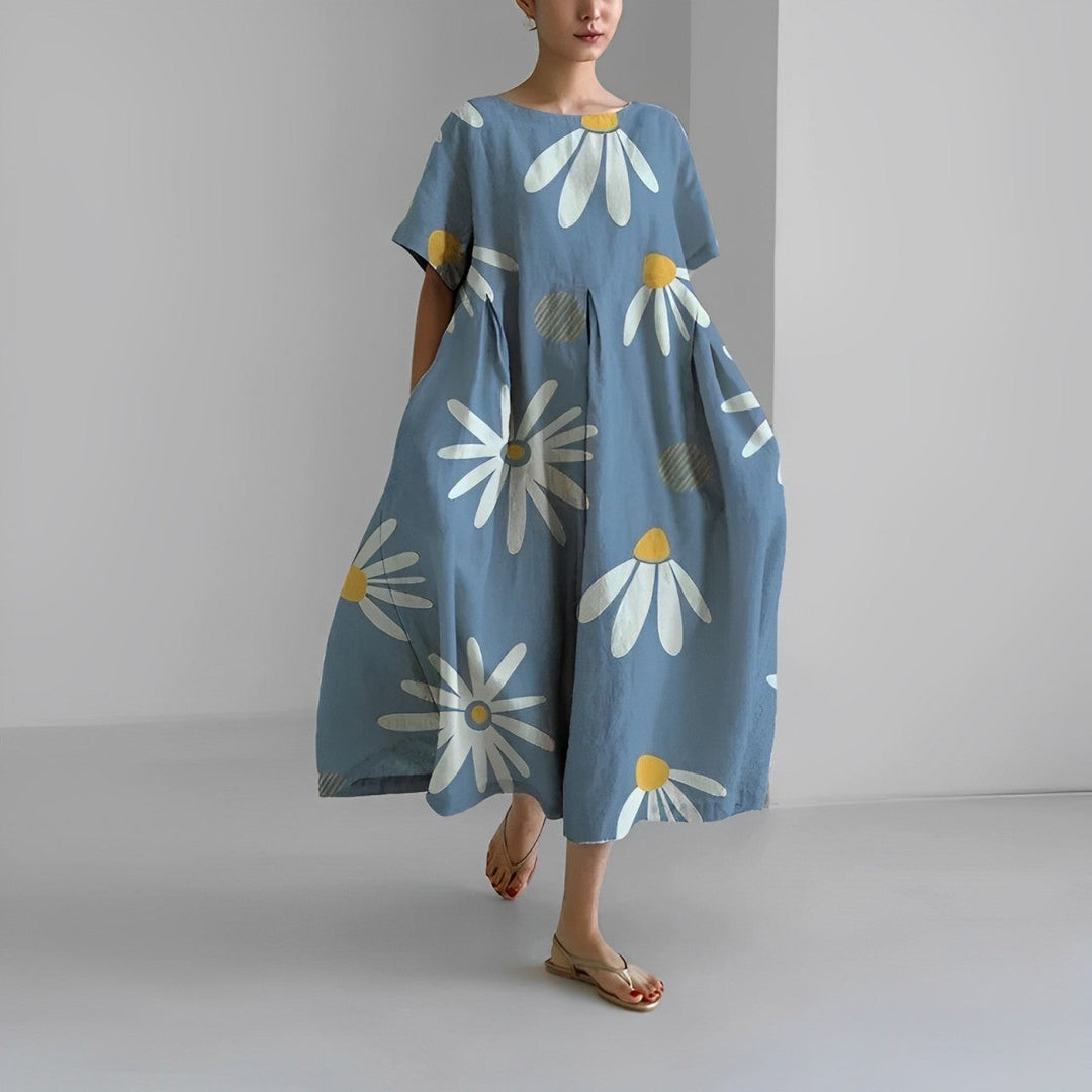 Eliza™ - Bohemian Floral Maxi Dress