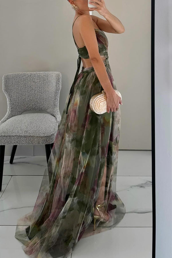 Eleanor™ - Magnificent Maxi Dress with Floral Print