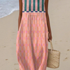 Lily | Striped Midi Dress