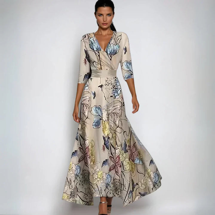 Jane™ - Stylish Floral Wrap Dress