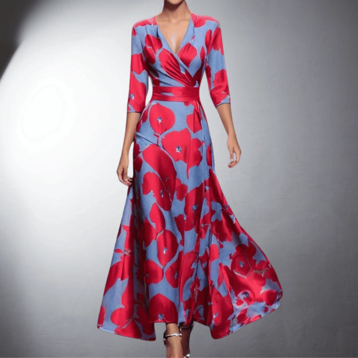 Celeste™ - Elegant Dress with Floral Print