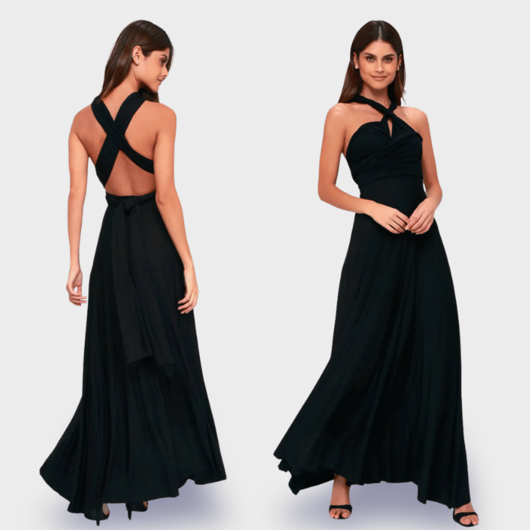 Odessa™ - Elegant Wrap Dress Crafted from Luxurious Fabric for Special Occasions