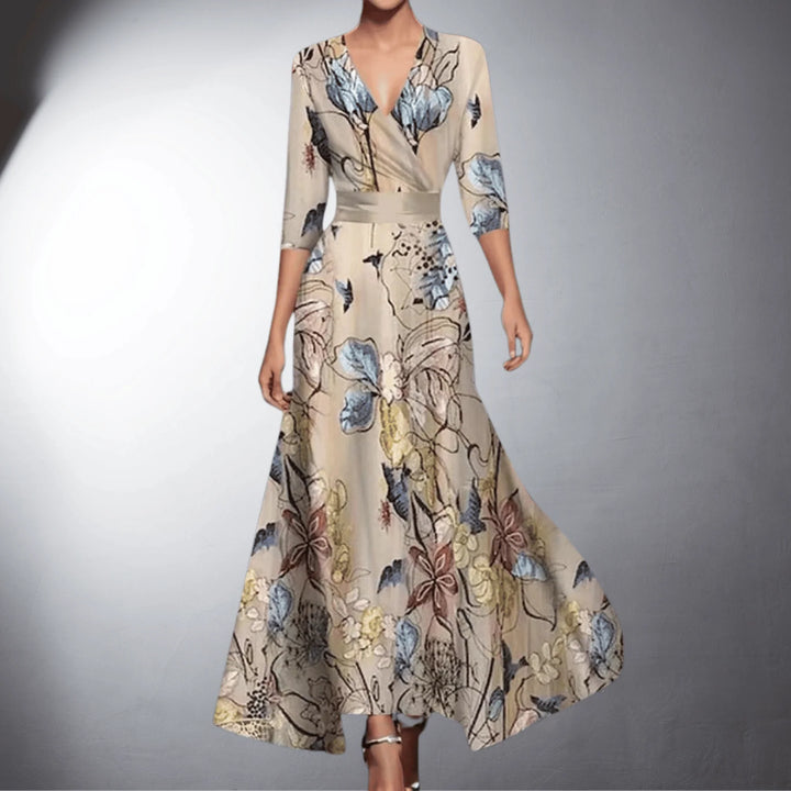 Celeste™ - Elegant Dress with Floral Print