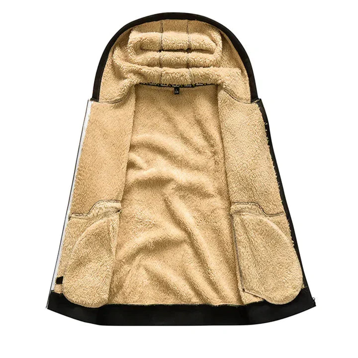 Arie™ - Men's Winter Coat with Hood and Fleece