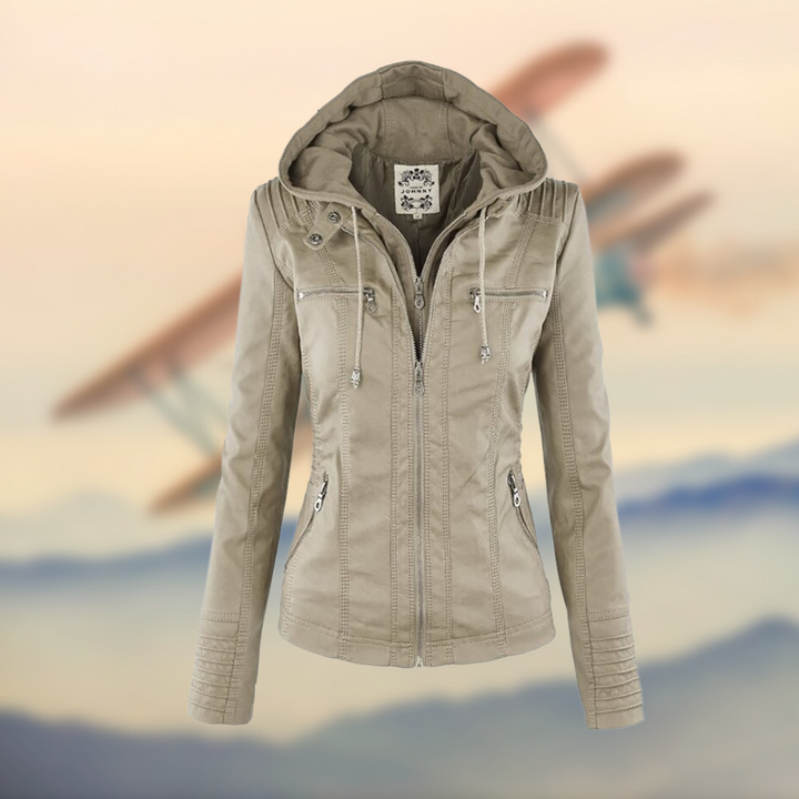 Caroline™ - Sophisticated leather jacket