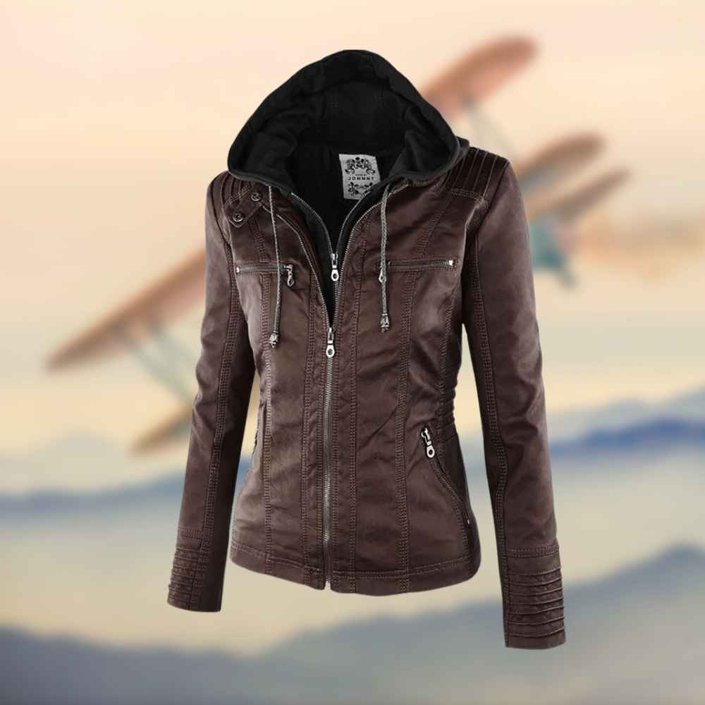 Caroline™ - Sophisticated leather jacket
