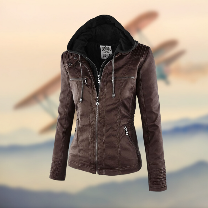 Caroline™ - Sophisticated leather jacket
