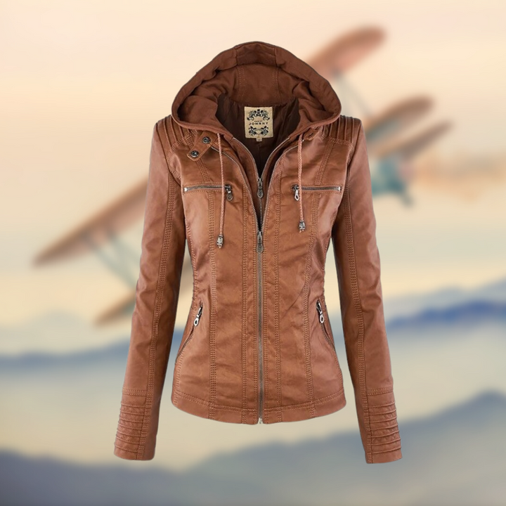 Caroline™ - Sophisticated leather jacket