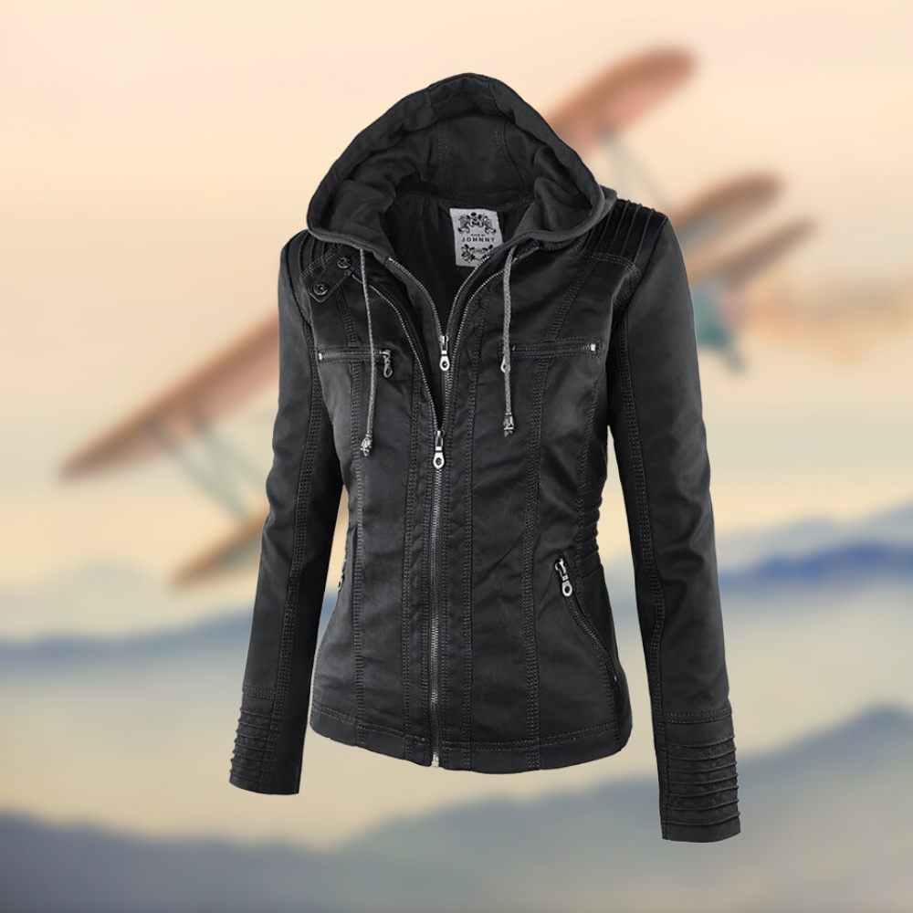 Caroline™ - Sophisticated leather jacket