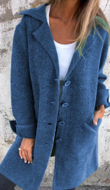 Lottie™ - Casual Single Breasted Coat with Lapels