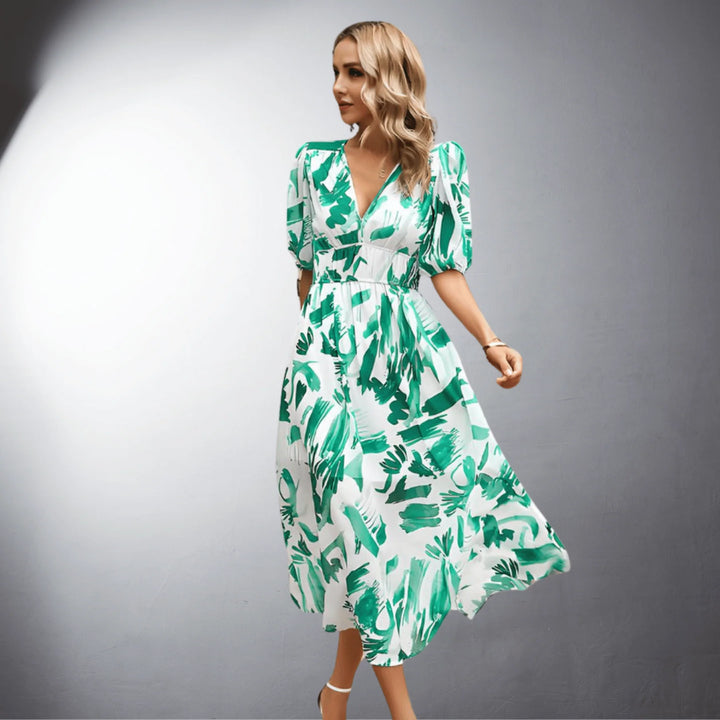 Cassidy™ - Charming V-neck Dress