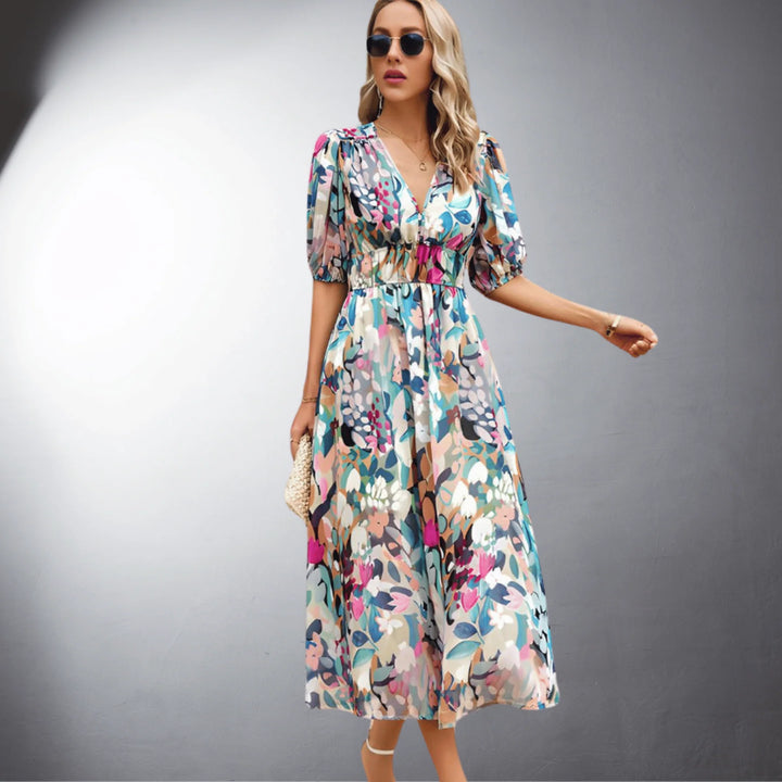 Cassidy™ - Charming V-neck Dress