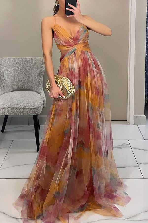 Eleanor™ - Magnificent Maxi Dress with Floral Print