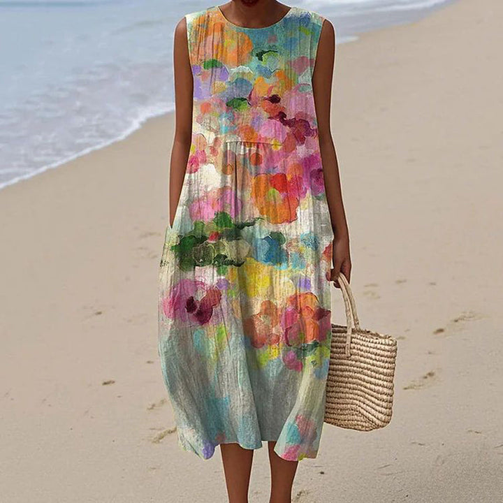 Mireya™ - Vintage-Inspired Colourful Dress