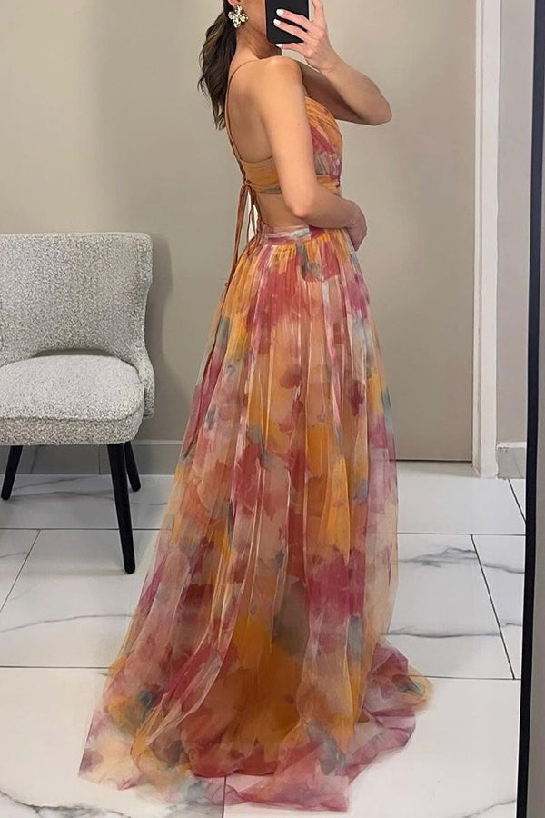 Eleanor™ - Magnificent Maxi Dress with Floral Print