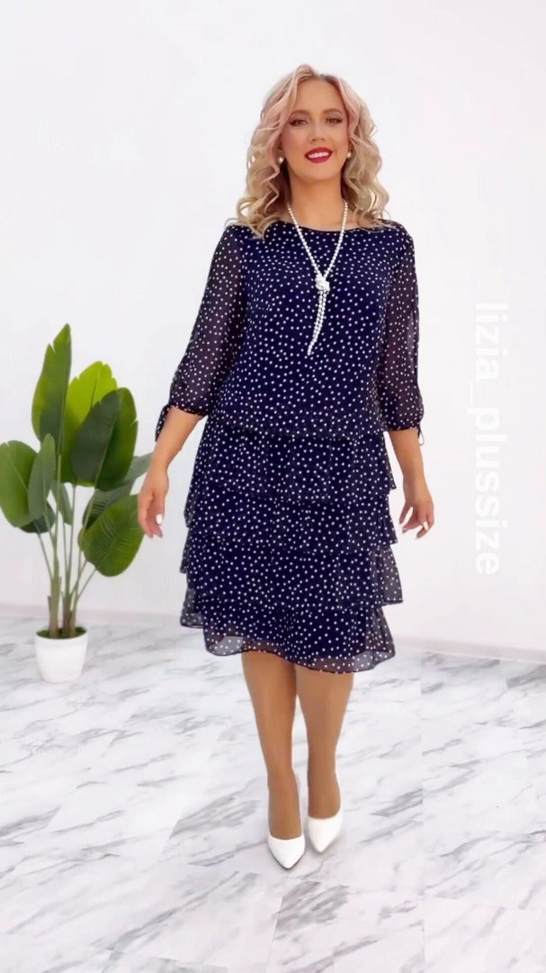 Anita™ - Elegant Ruffled Dress
