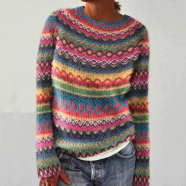 Grace™ - Cosy Retro Autumn Jumper