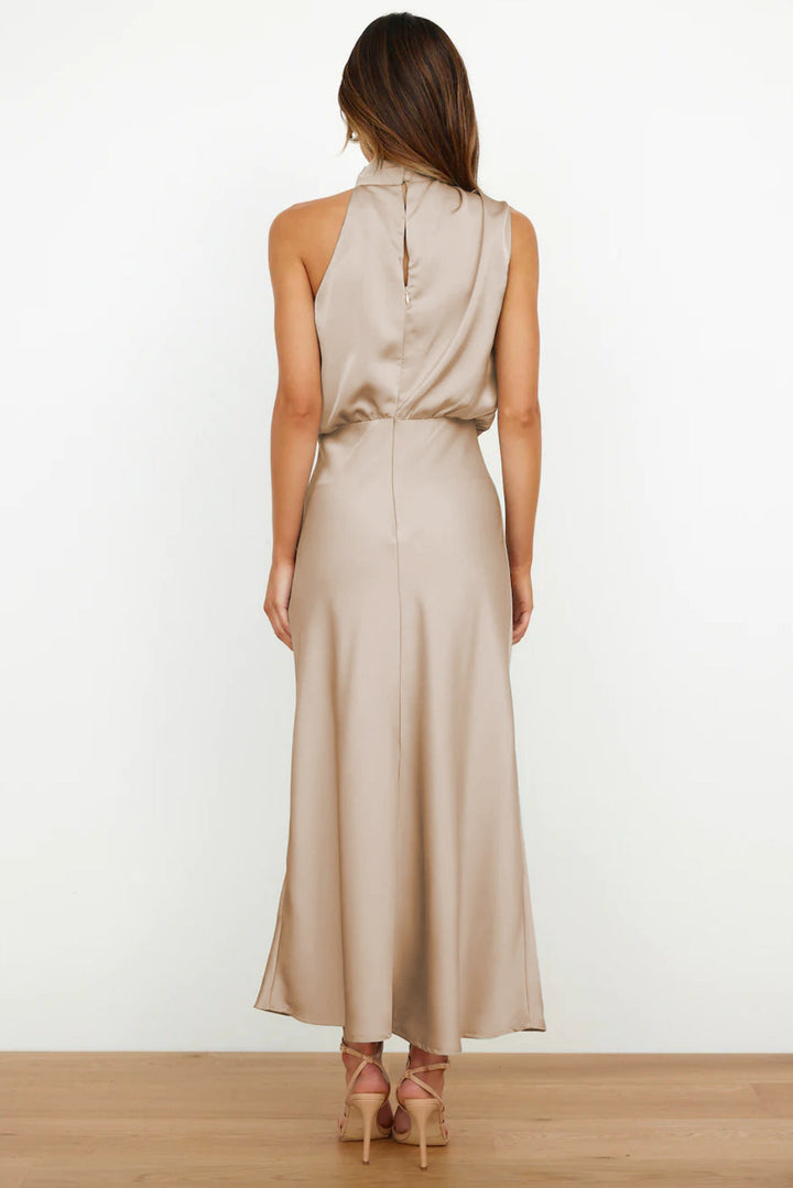 Claire™ - Elegant Long Halter Dress