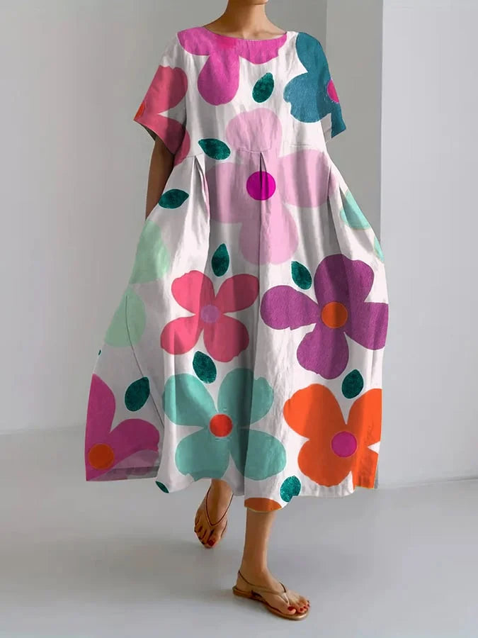 Colette™ - Midi Floral Dress