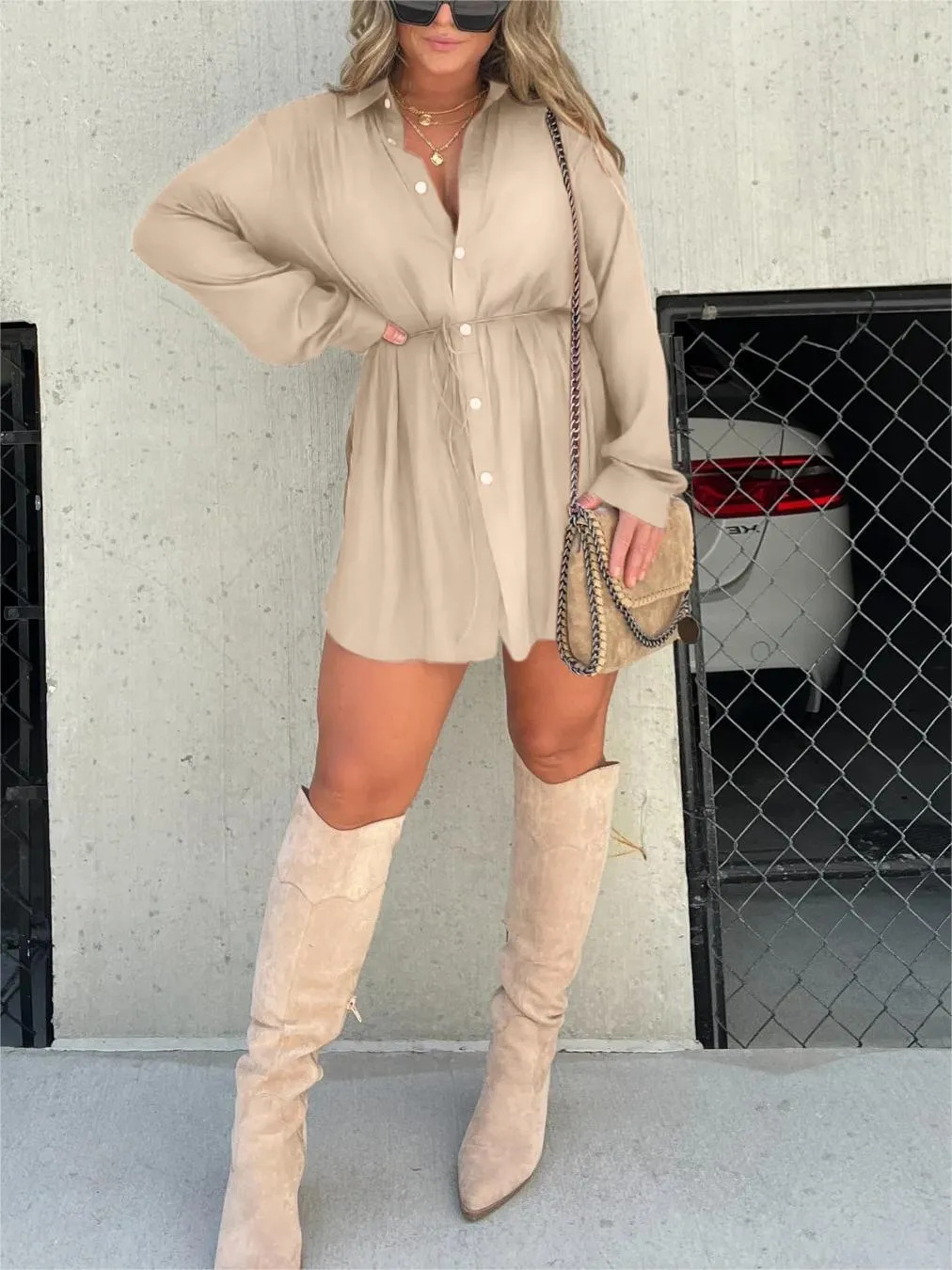 Venus™ - Chic Shirt Dress