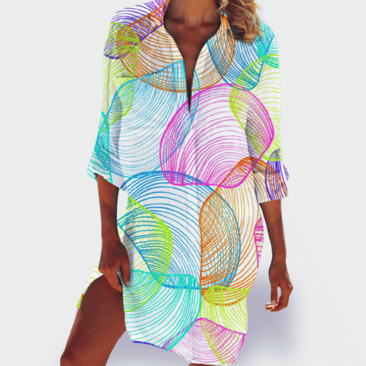 Brigitte™ - Vibrant and Breezy Summer Dress