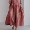 Eden™ - Casual Long Dress with a Comfortable Fit and Retro Charm