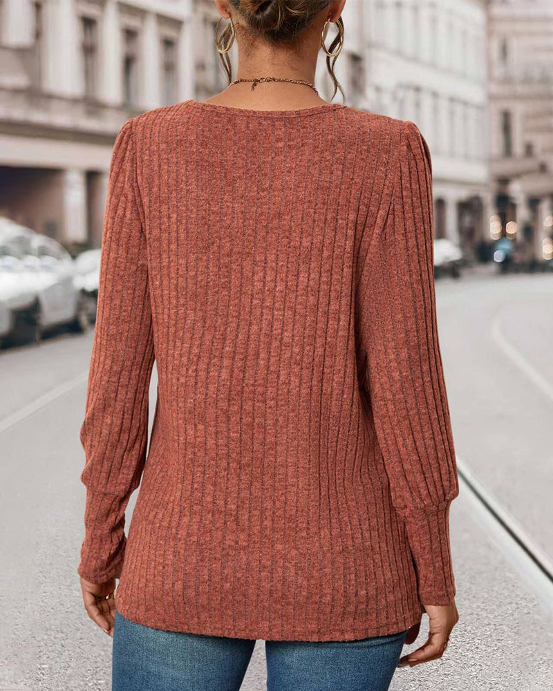 Olivia™ - Sophisticated Cozy Rib-knit Cardigan