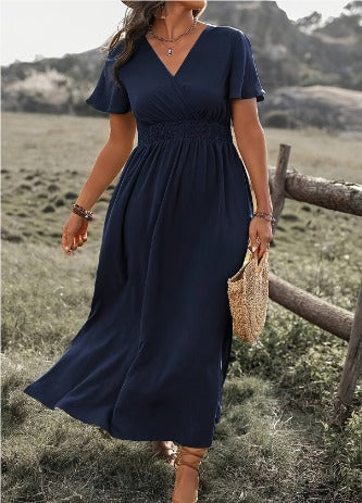 Madel™ - Elegant Summer Dress with V-neck