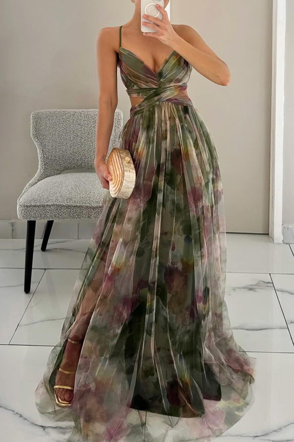 Eleanor™ - Magnificent Maxi Dress with Floral Print
