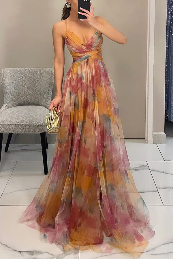 Eleanor™ - Magnificent Maxi Dress with Floral Print