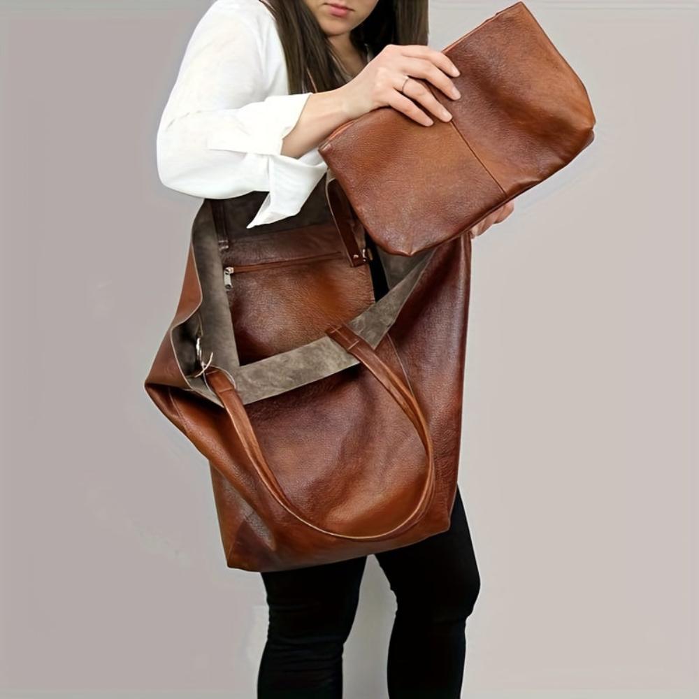 Renee | Large Capacity Tote Bag Retro Softness