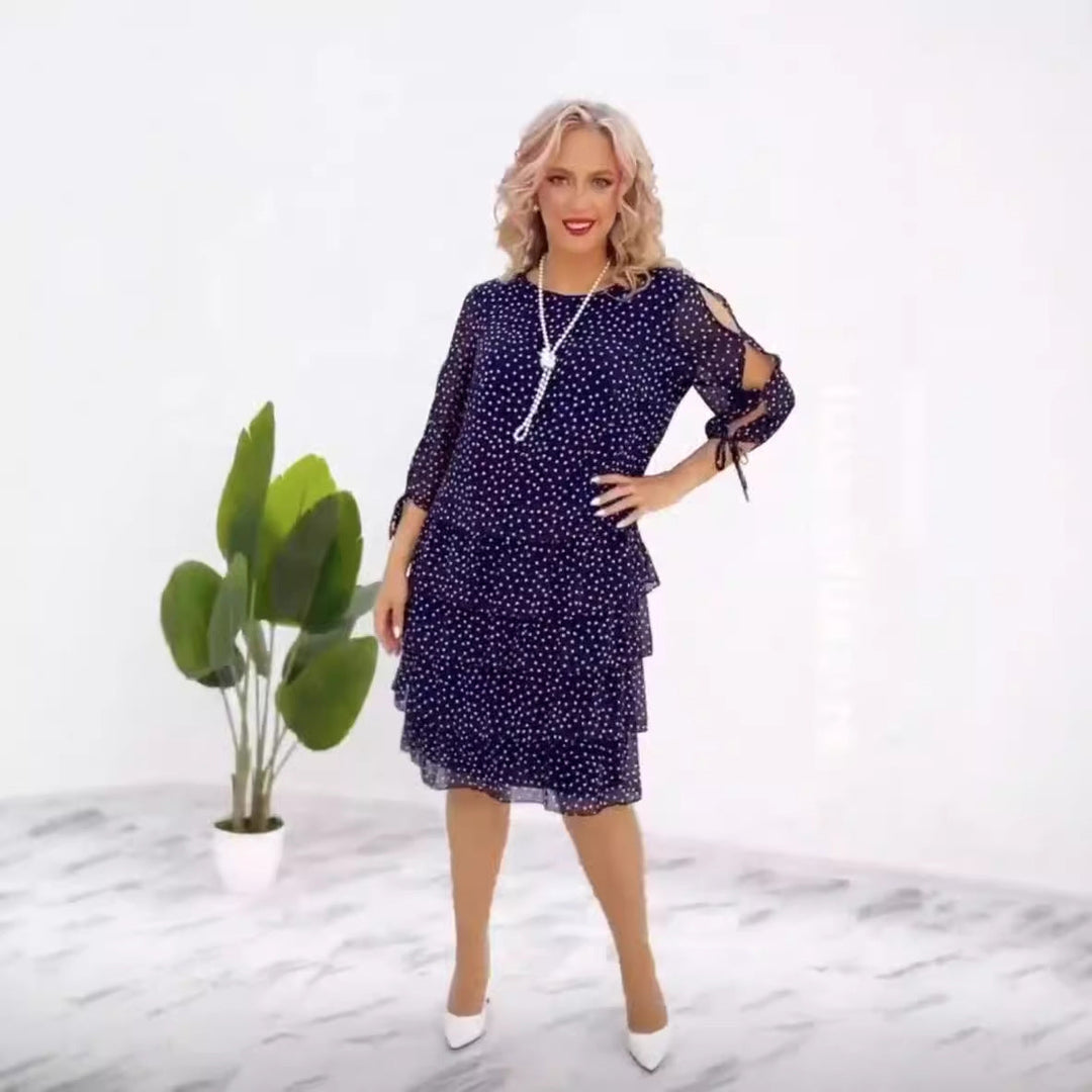 Anita™ - Elegant Ruffled Dress