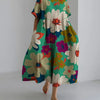 LILY™ | Flattering Summer Floral Maxi Dress