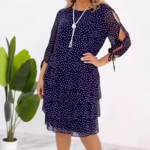 Anita™ - Elegant Ruffled Dress