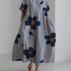Lillia™ - Elegant Long Floral Dress with Relaxed Fit