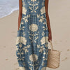 Rowena - Summer Dress with Vintage Floral Print