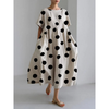 Celeste™ - Long Dress with Classic Polka Dots