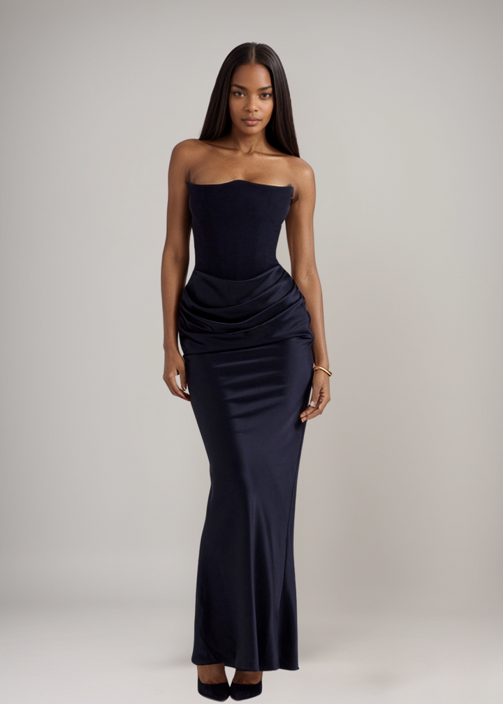 Julia™ - Satin Hourglass Silhouette Dress