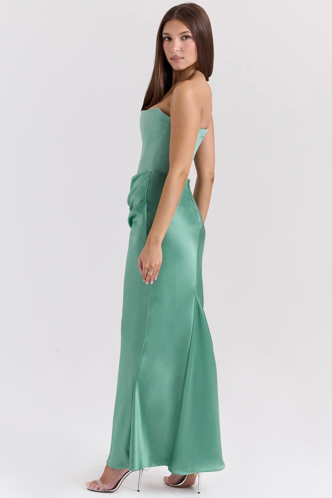 Julia™ - Satin Hourglass Silhouette Dress