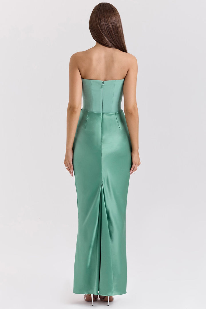 Julia™ - Satin Hourglass Silhouette Dress